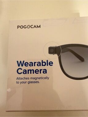 Wearable Camera - Black Magnetic Glasses Camera